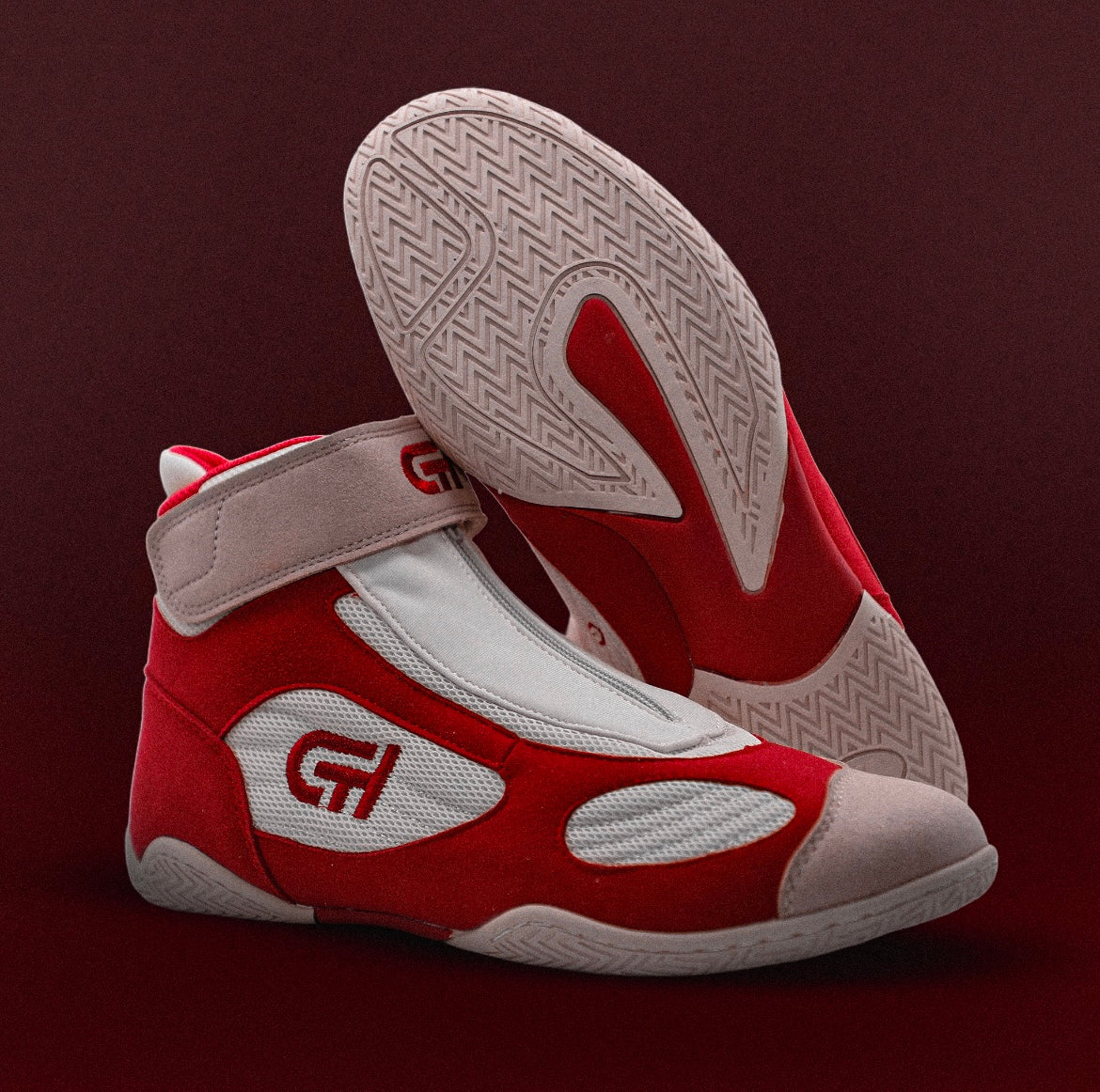 XXV Wrestling Shoe Red/White – CH Gear
