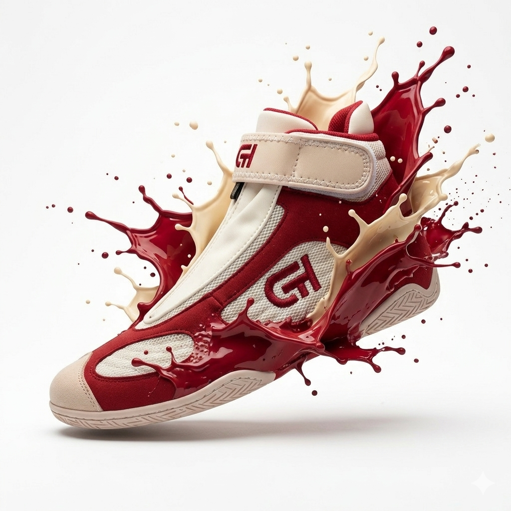 XXVI Wrestling Shoe Red/White – CH Gear