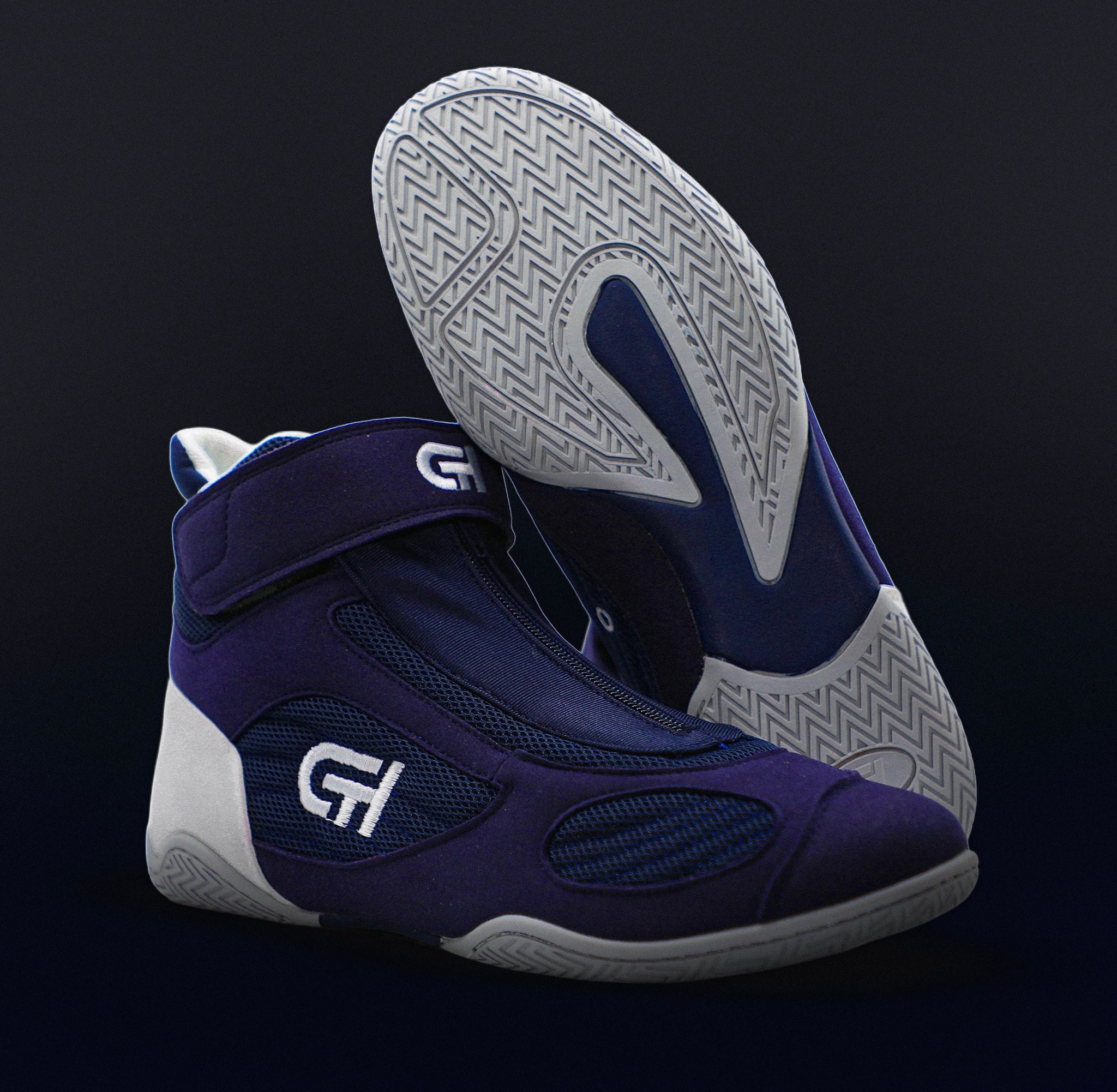 XXV Wrestling Shoe Navy/White – CH Gear