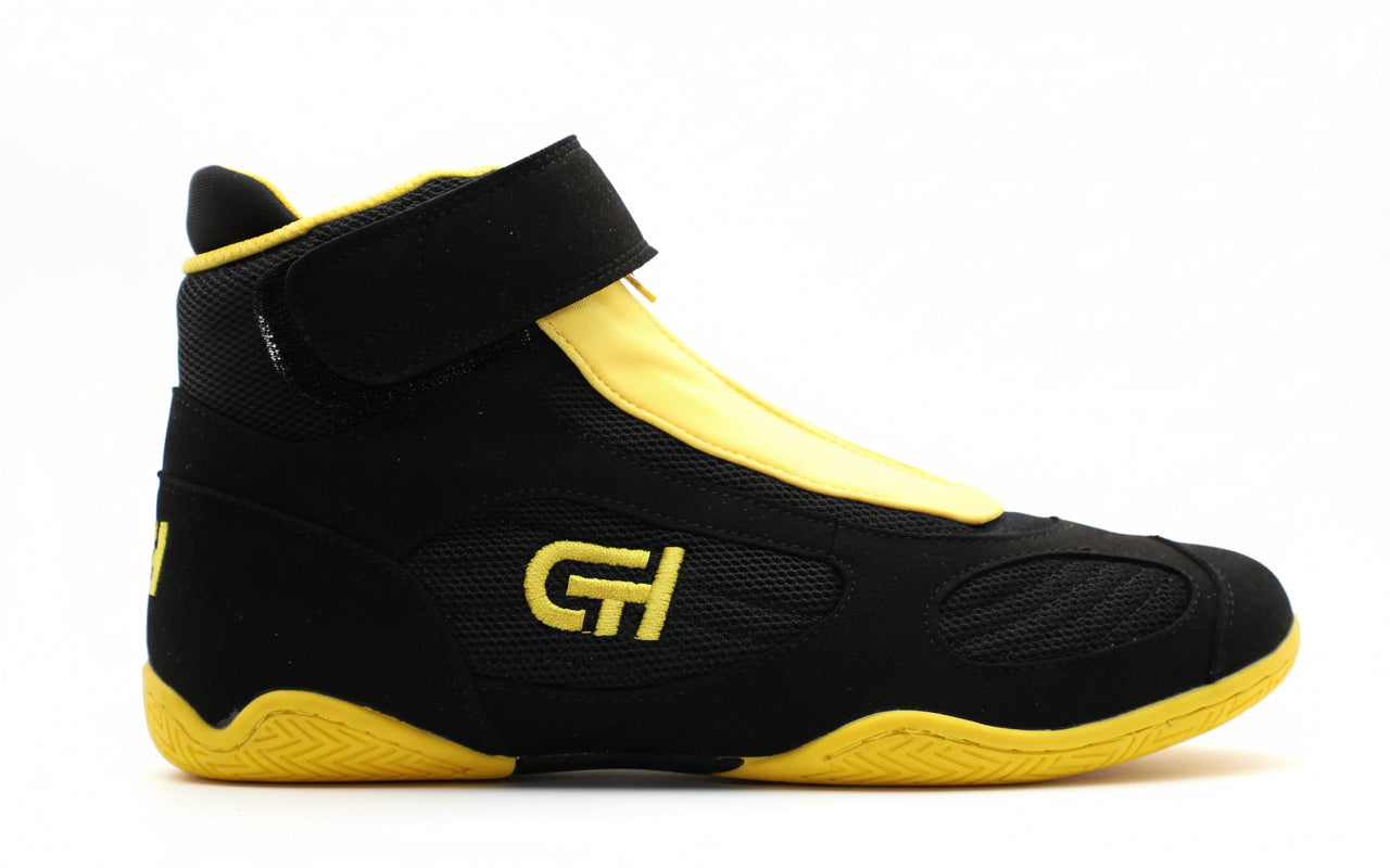 XXV Wrestling Shoe Black/Gold – CH Gear