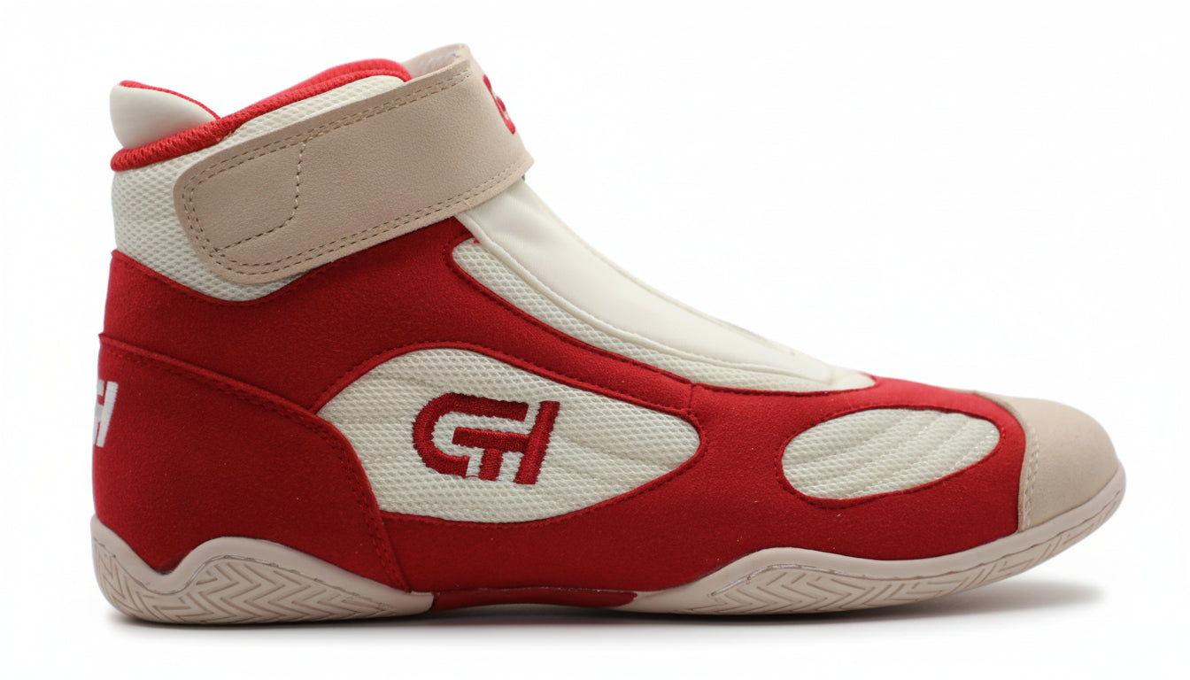XXV Wrestling Shoe Red/White – CH Gear
