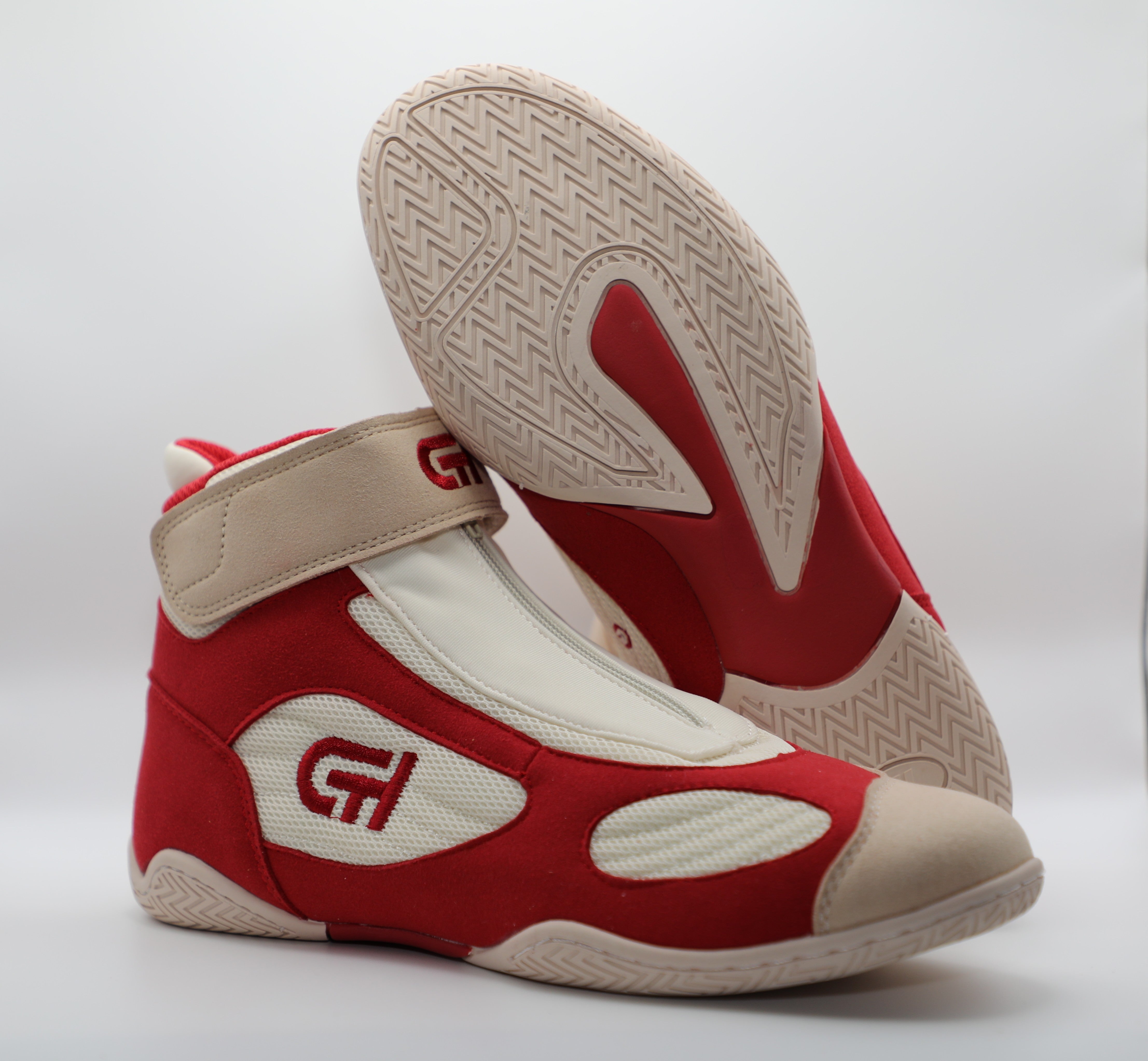 XXV Wrestling Shoe Red/White