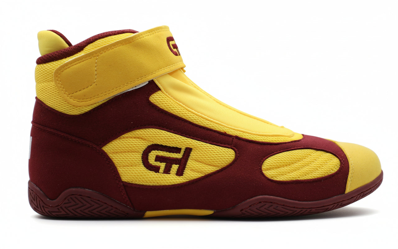 XXV Wrestling Shoe Maroon/Yellow