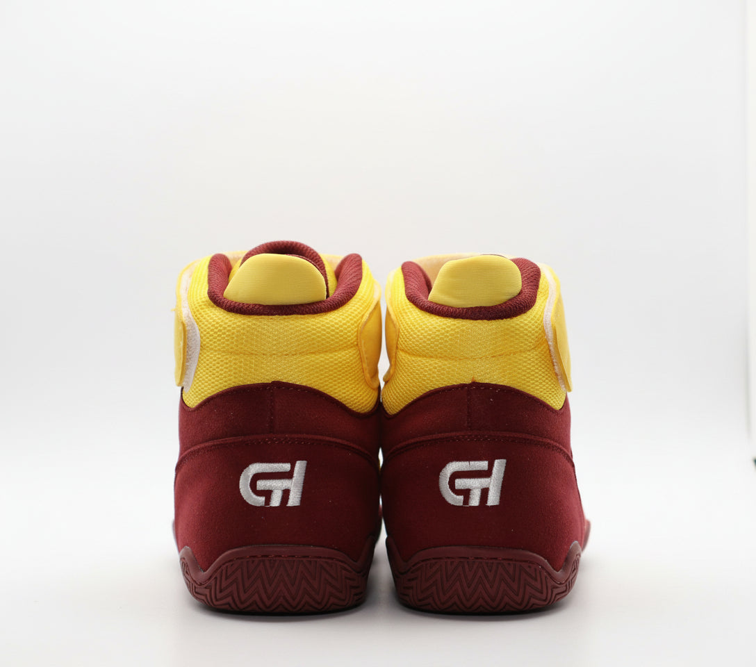 XXV Wrestling Shoe Maroon/Yellow