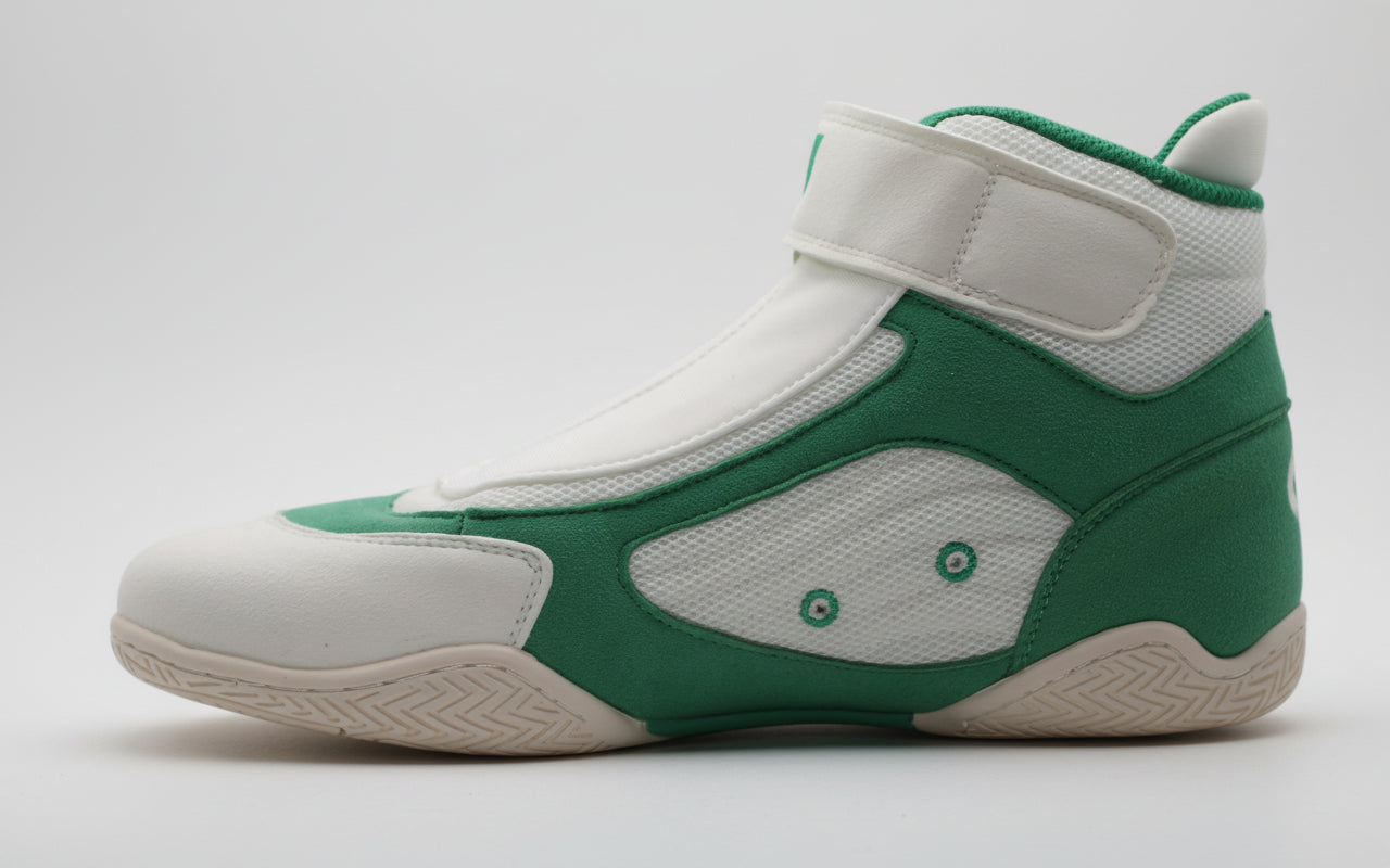 XXV Wrestling Shoe Green/White – CH Gear