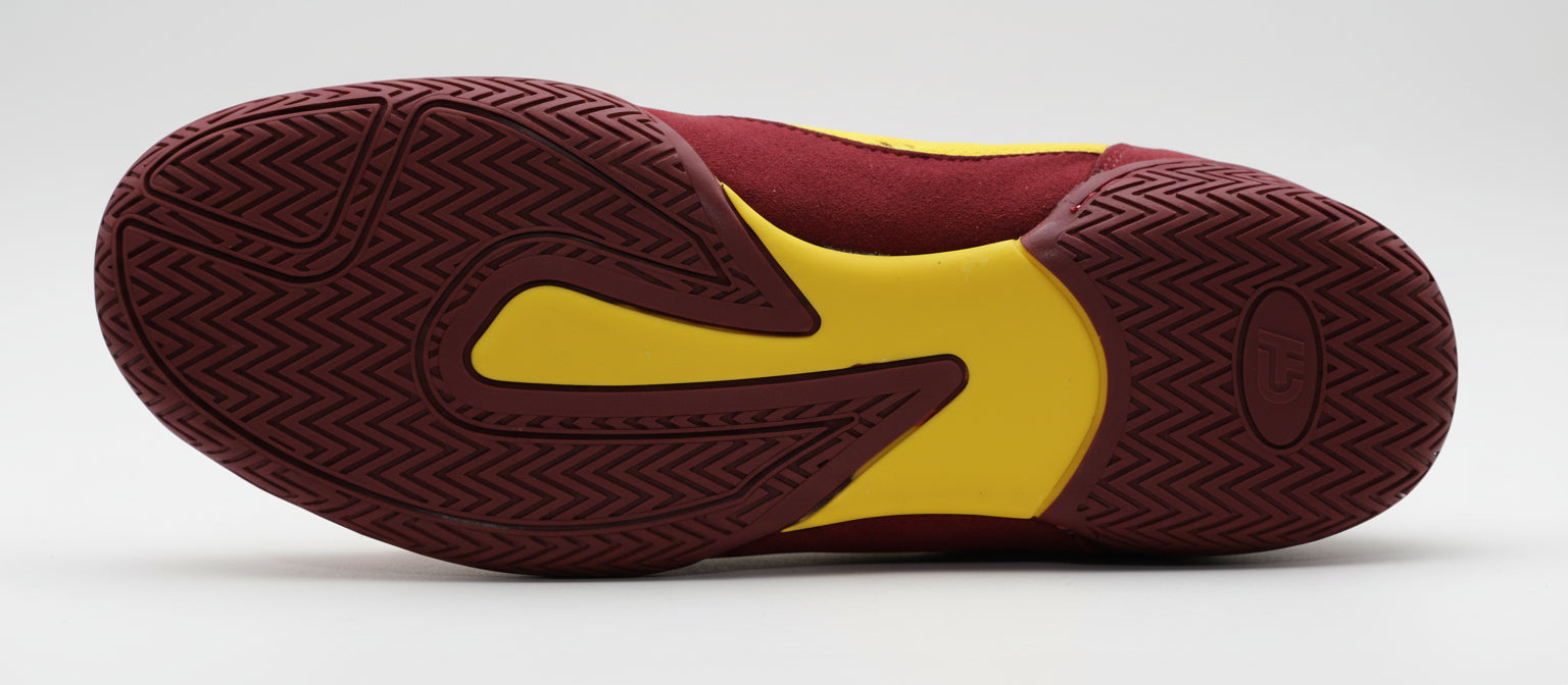 XXV Wrestling Shoe Maroon/Yellow