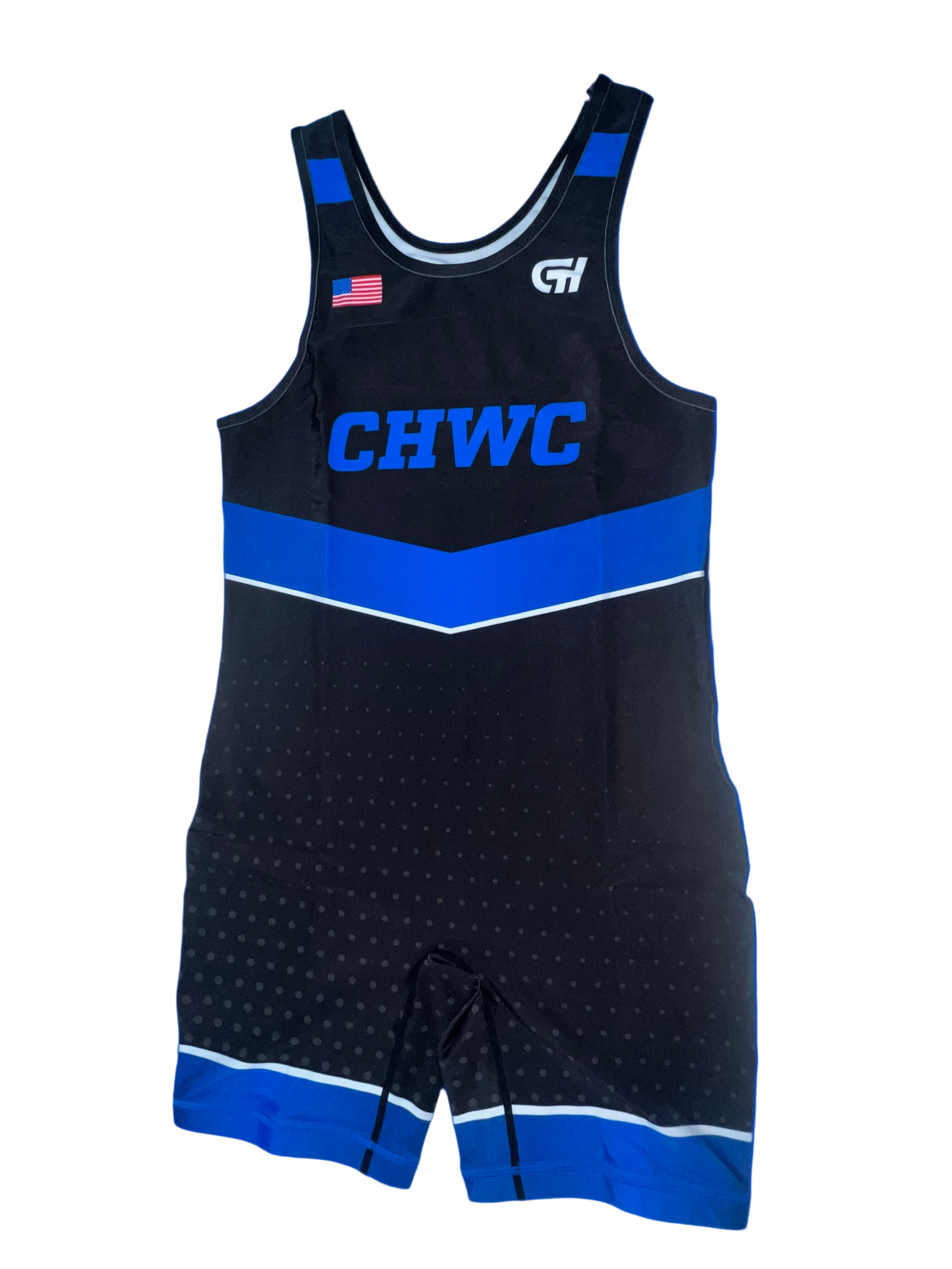 Chosen Higher Wrestling Club Singlet Black / Royal Blue