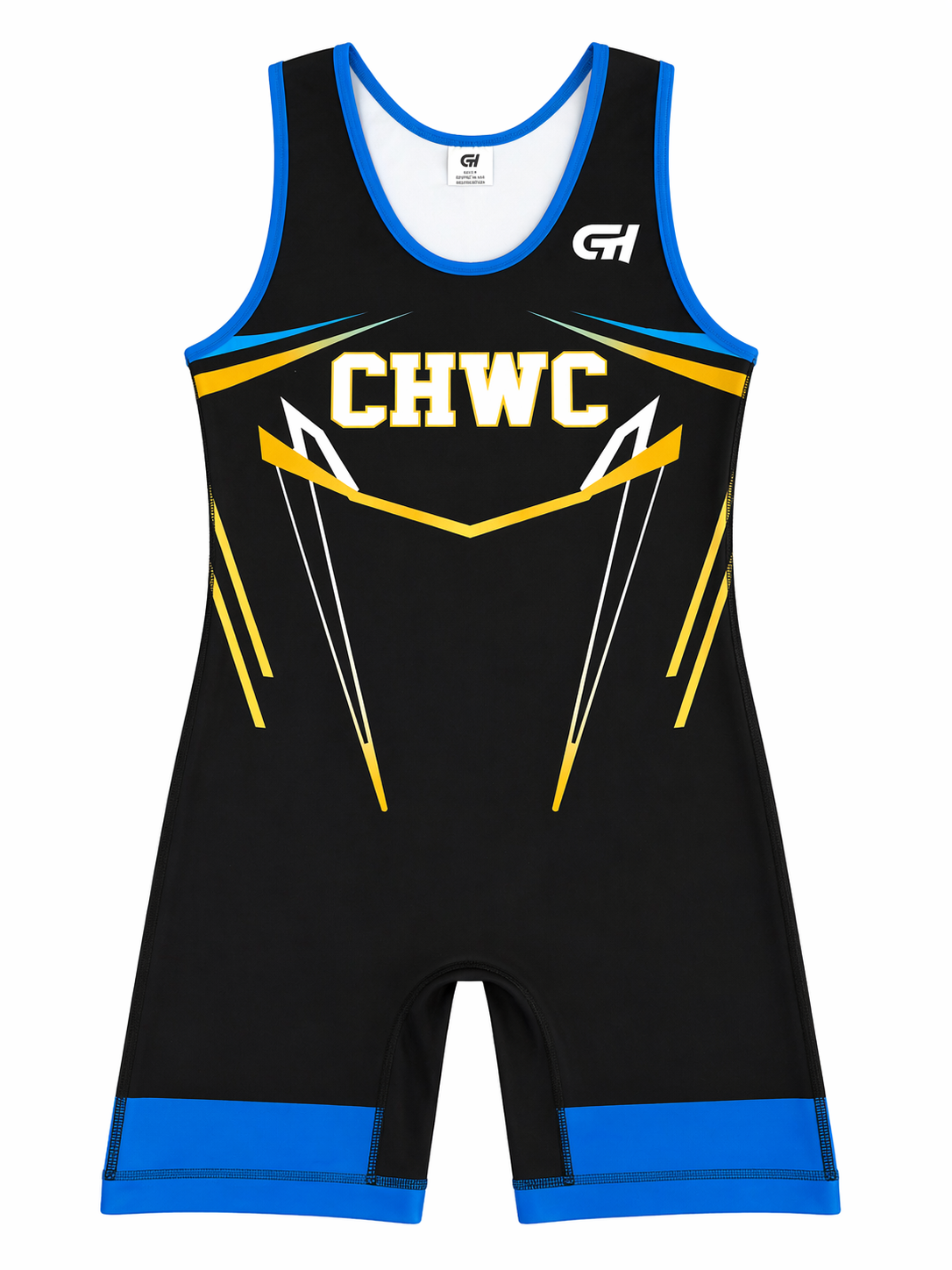 CHWC FRECO Singlet - Black/Blue