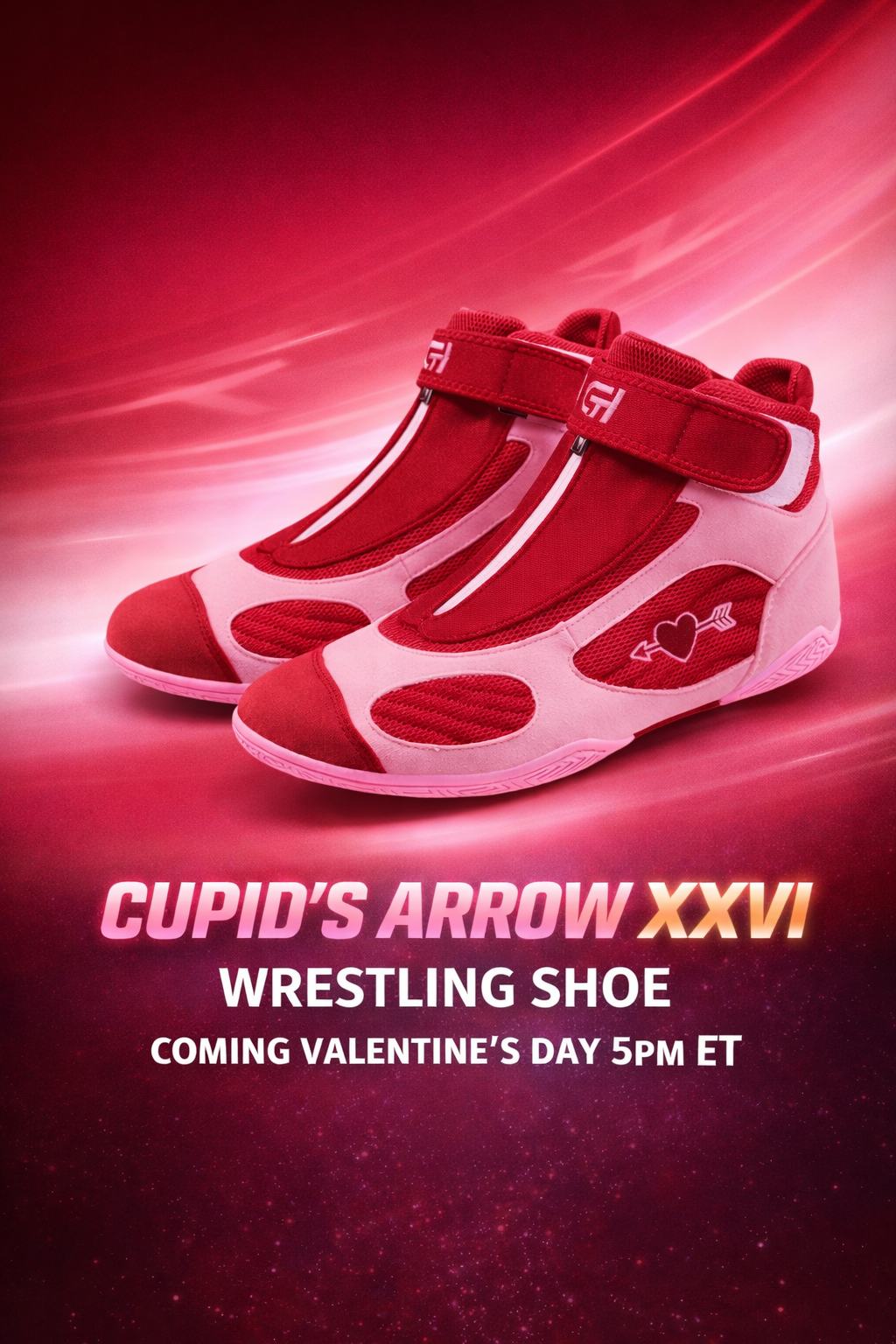 XXVI Wrestling Shoe Cupid's Arrow