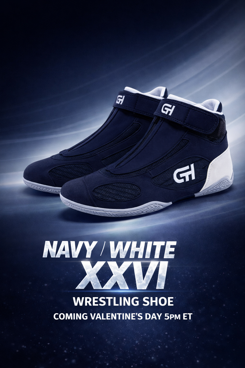 XXVI Wrestling Shoe Navy/White