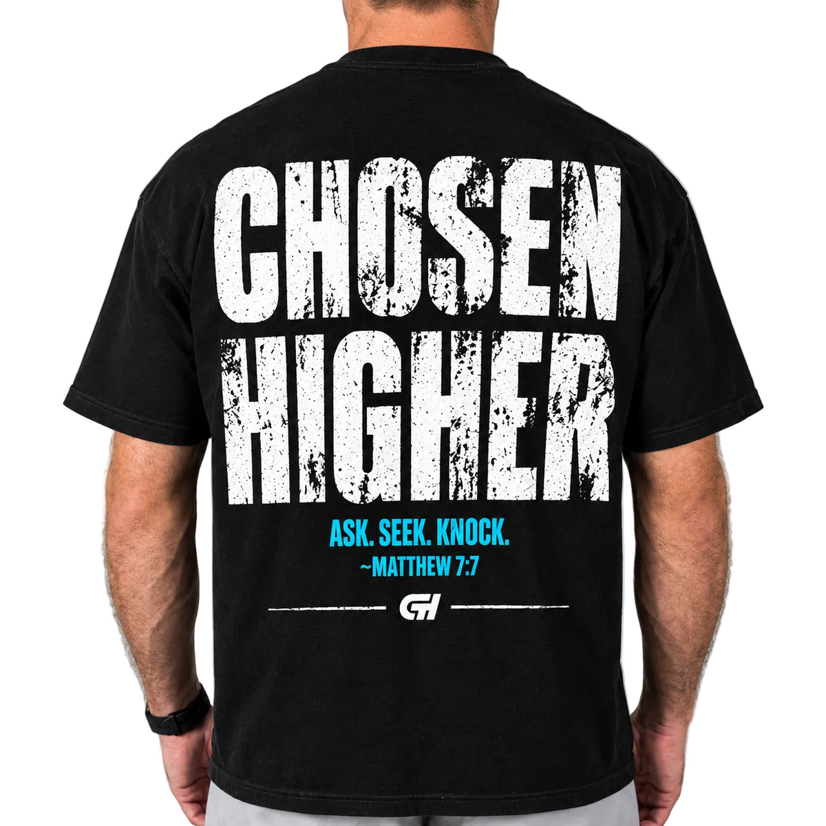 "Ask. Seek. Knock." Cayden Henschel Graphic Tee