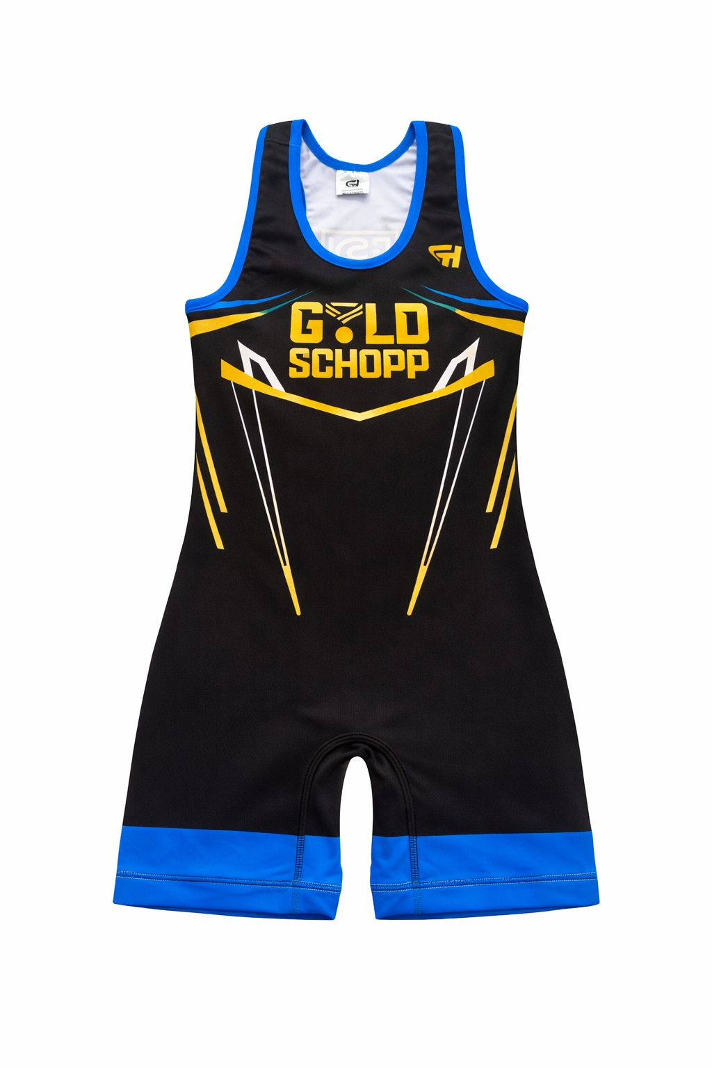 Gold Schopp Wrestling Singlet BOTH COLORS INCLUDED