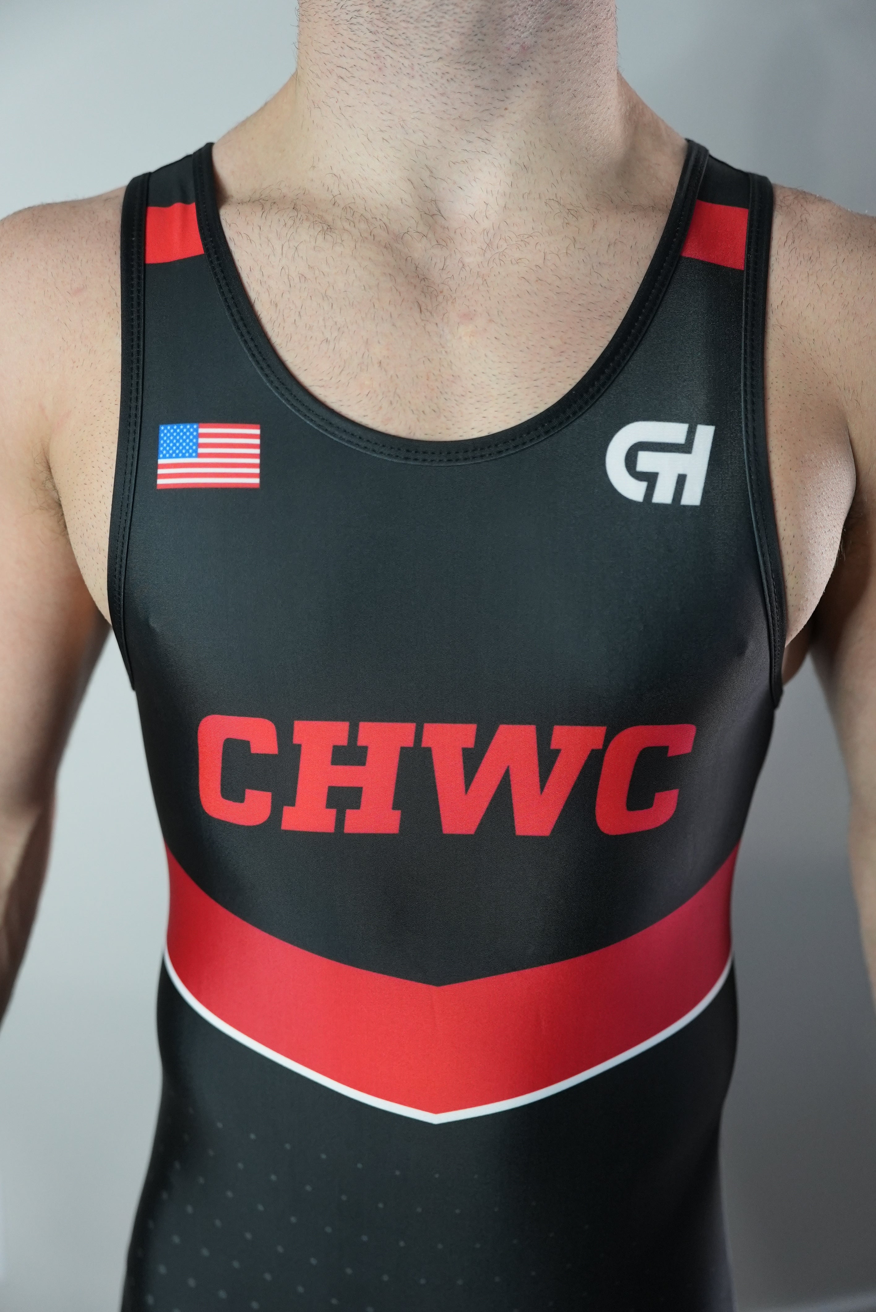 Chosen Higher Wrestling Club Singlet Black / Red