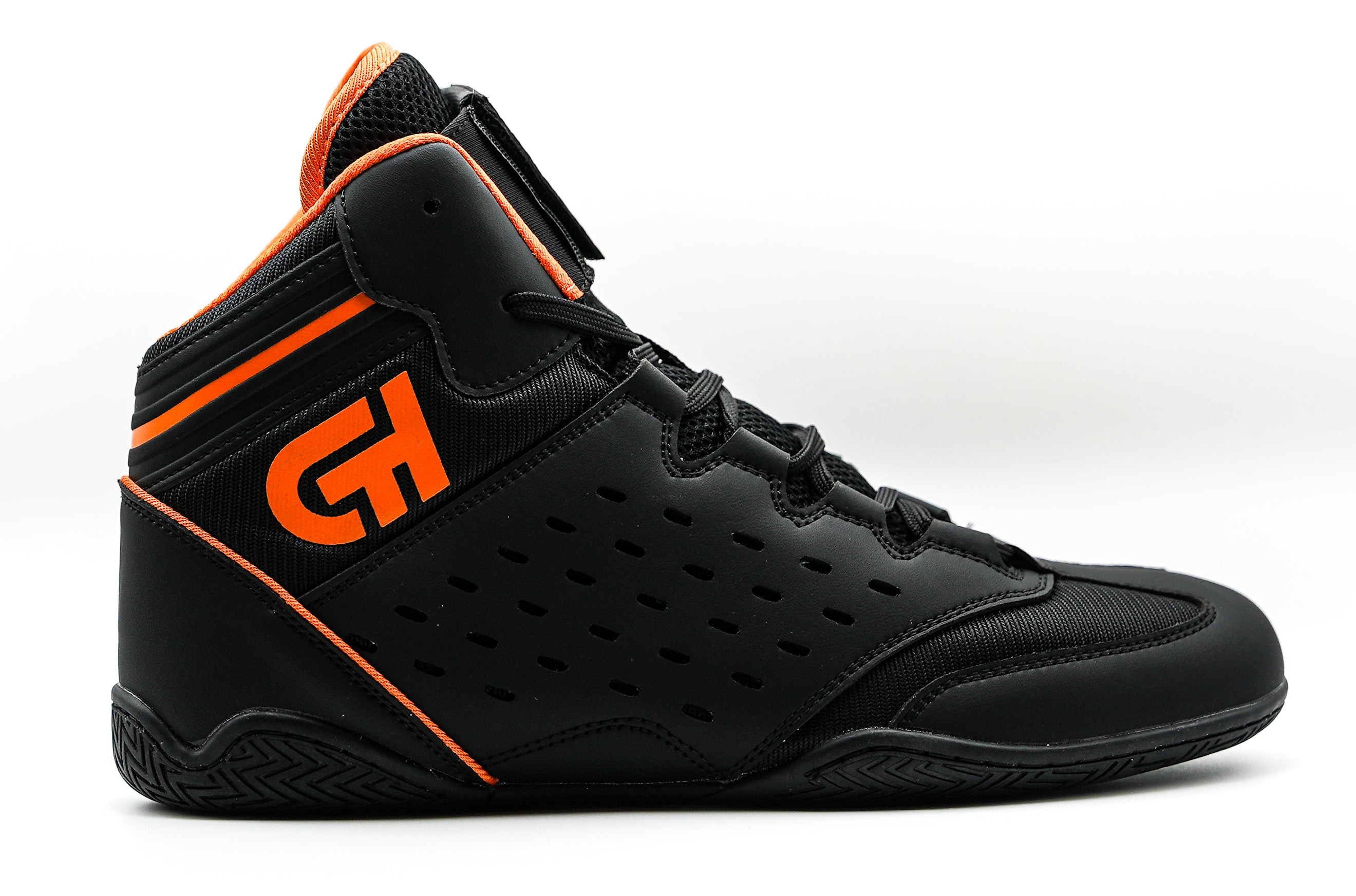Revival Wrestling Shoe Black/Orange