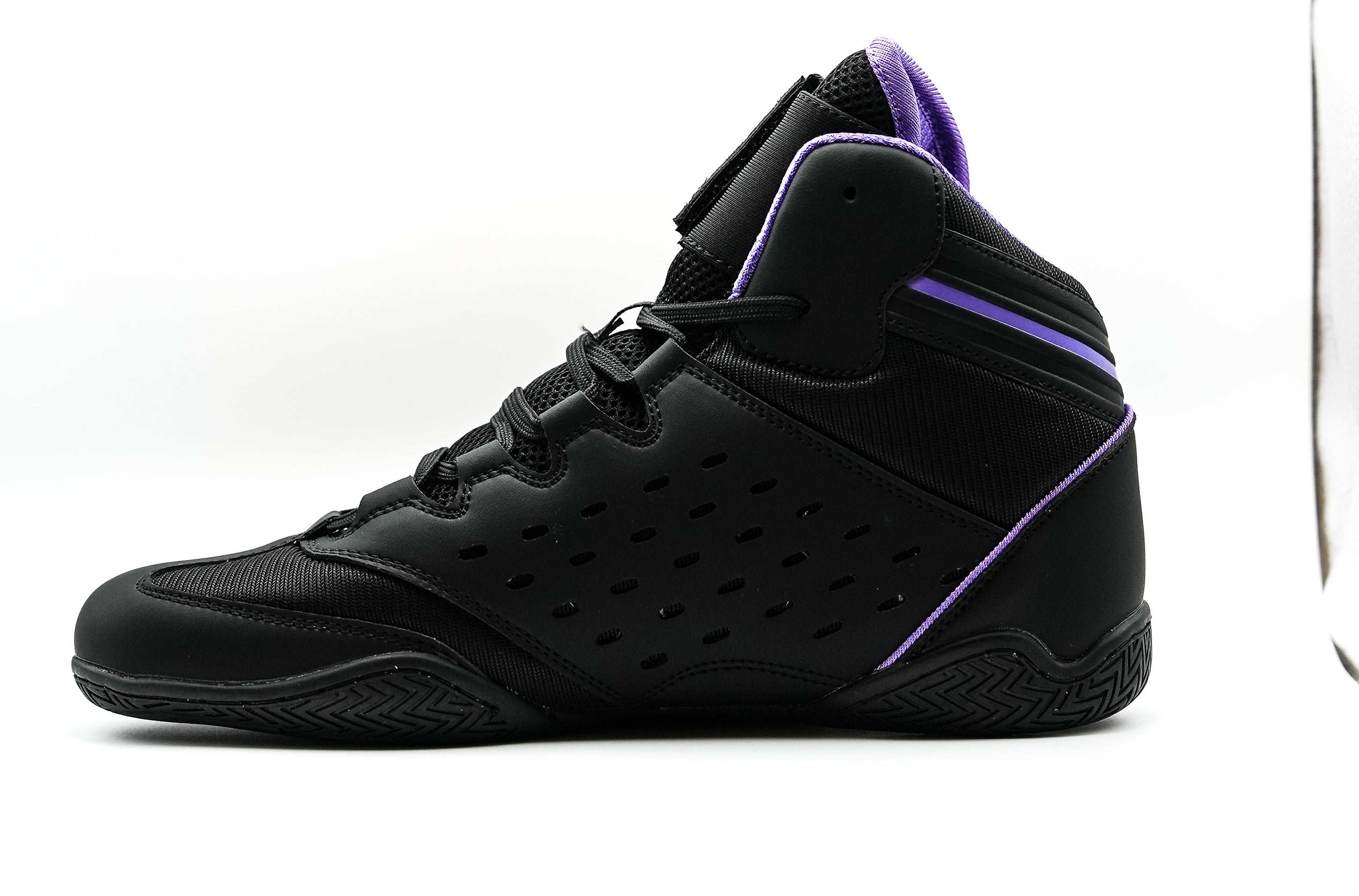 Revival Wrestling Shoe Black/Purple