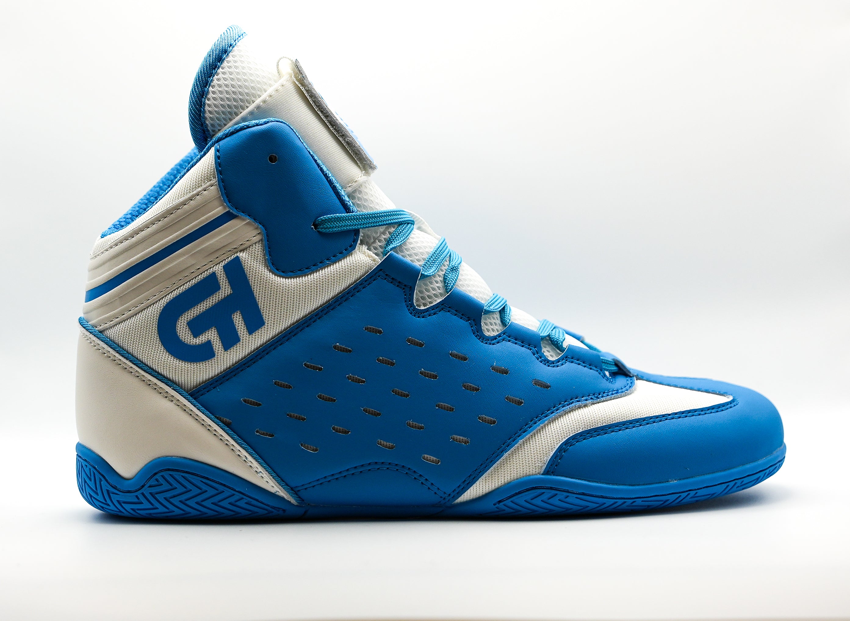 Revival Wrestling Shoe Blue/White