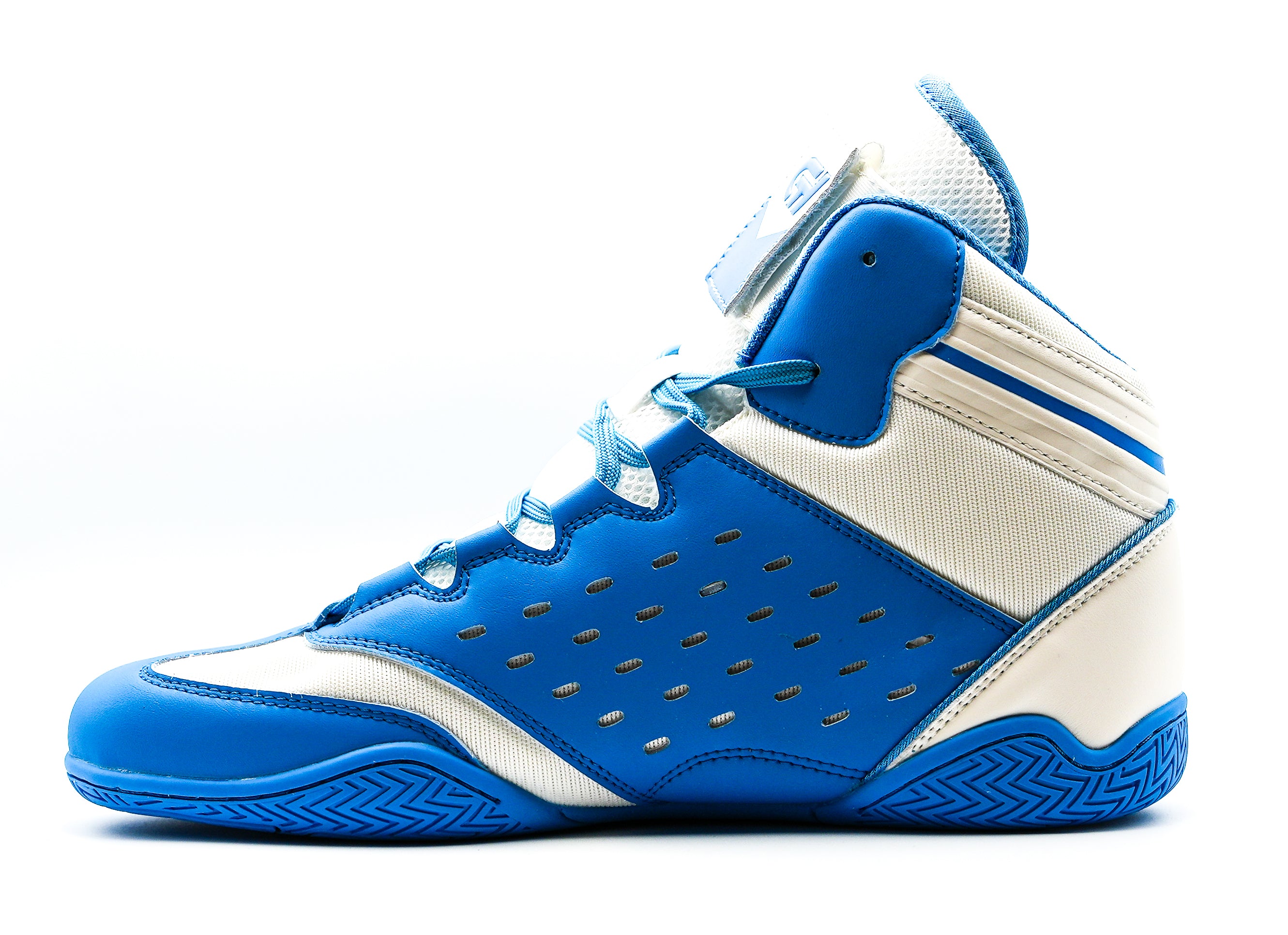 Revival Wrestling Shoe Blue/White