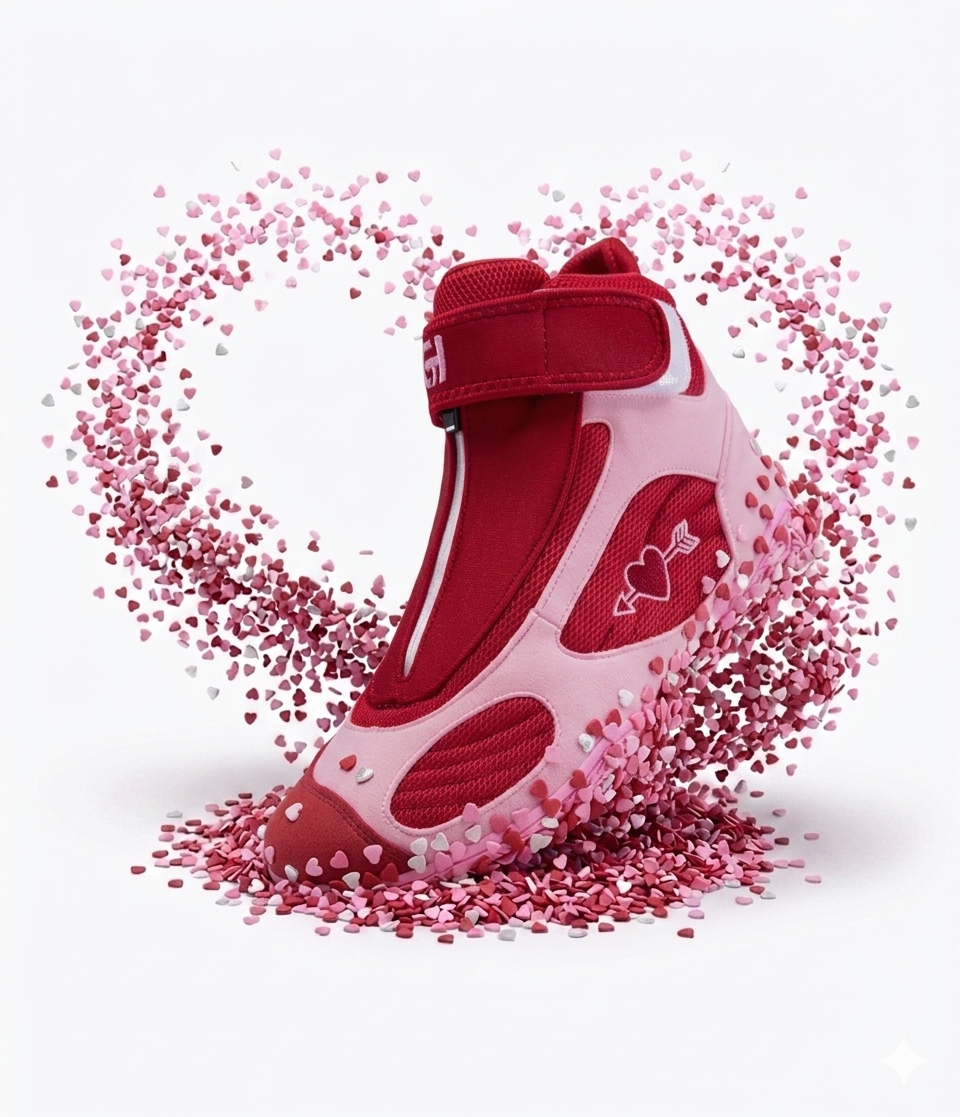 XXVI Wrestling Shoe Cupid's Arrow