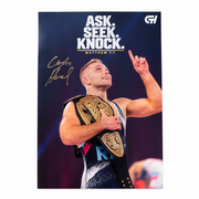 "Ask. Seek. Knock." Cayden Henschel Signed Poster