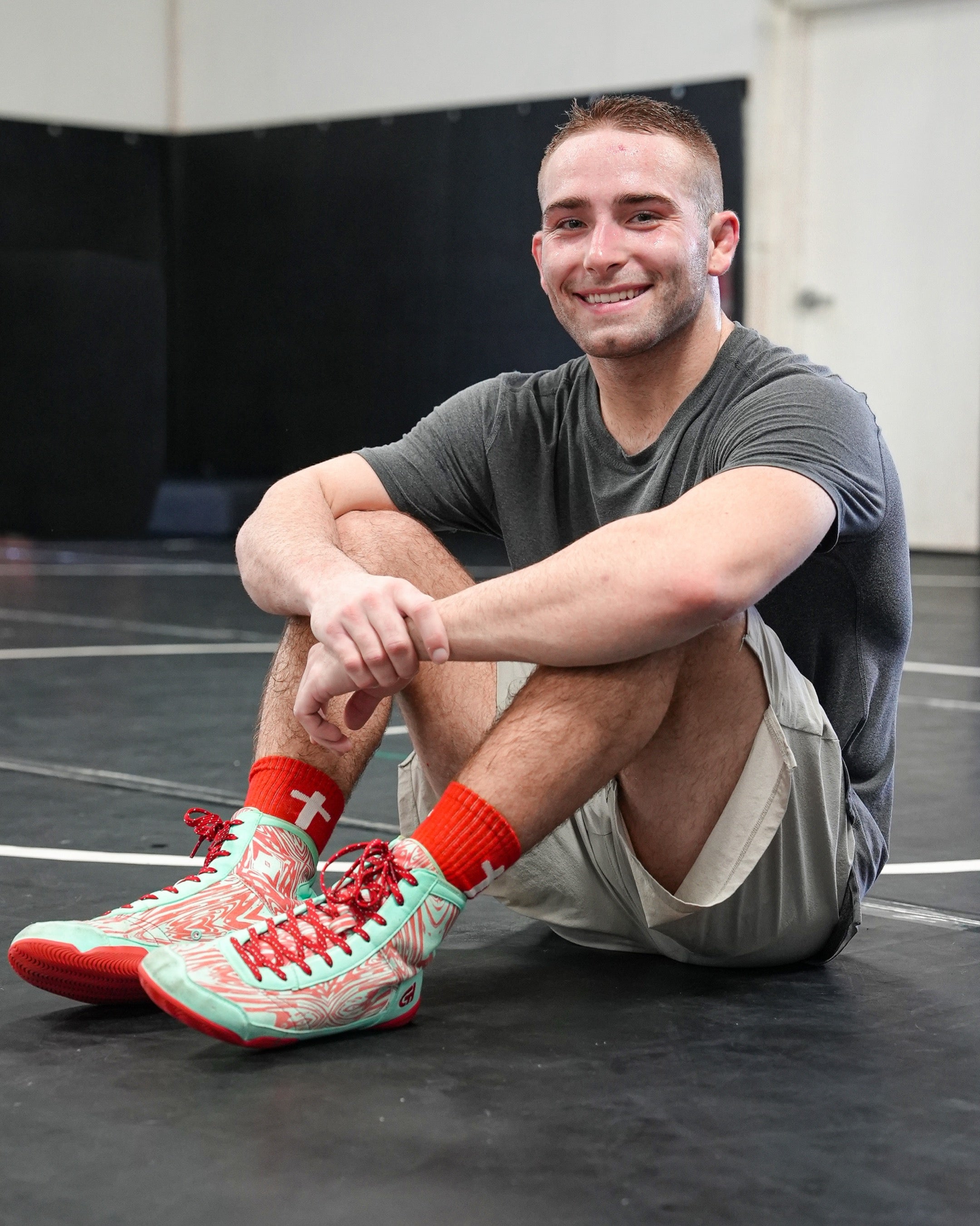 Icy Cane Wrestling Shoe