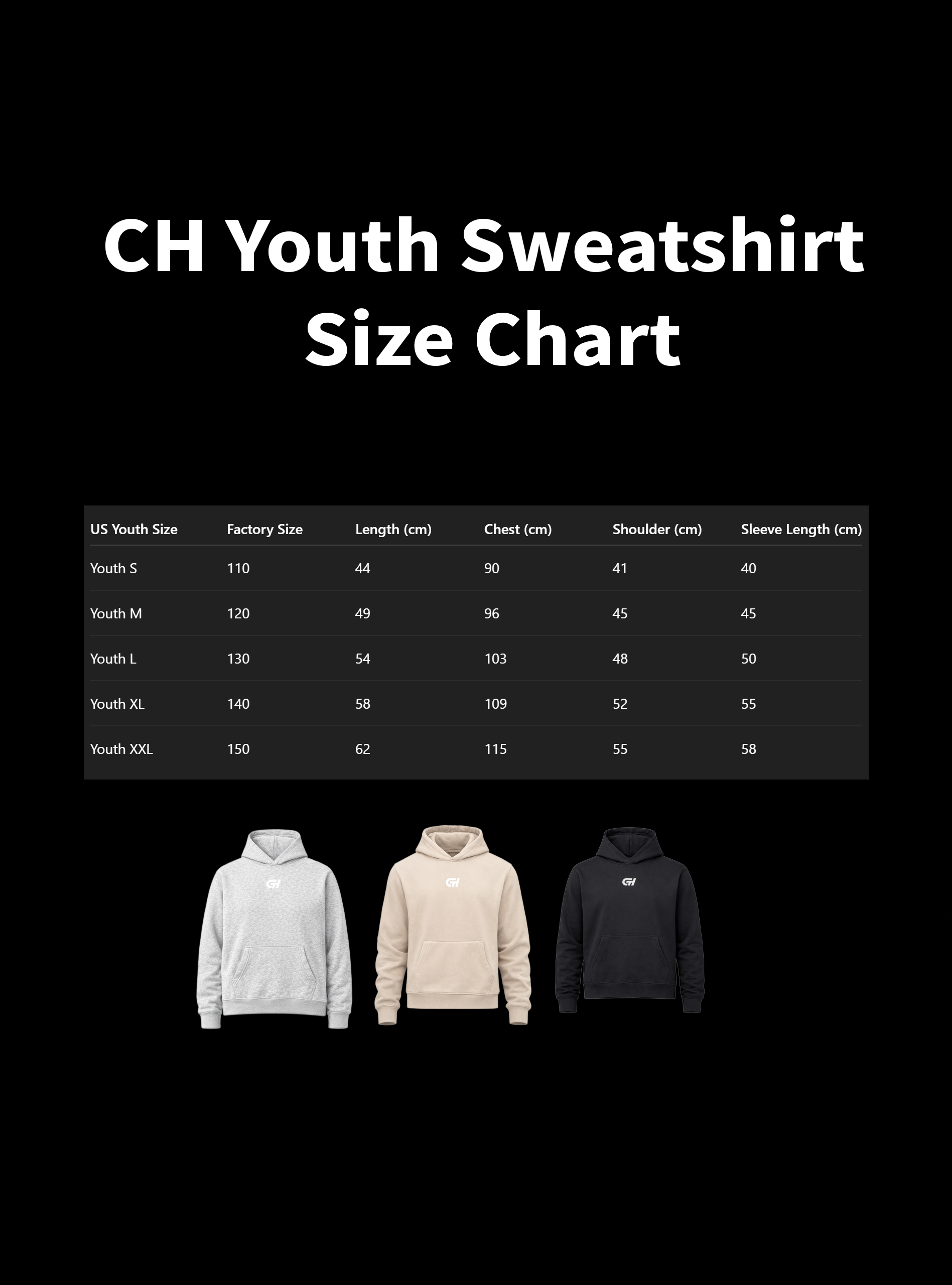CH Hooded Sweatshirt (Youth)